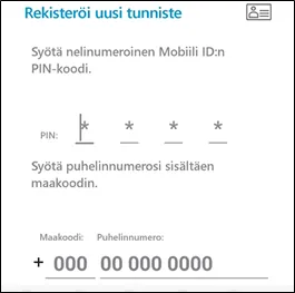 rekisteröinti